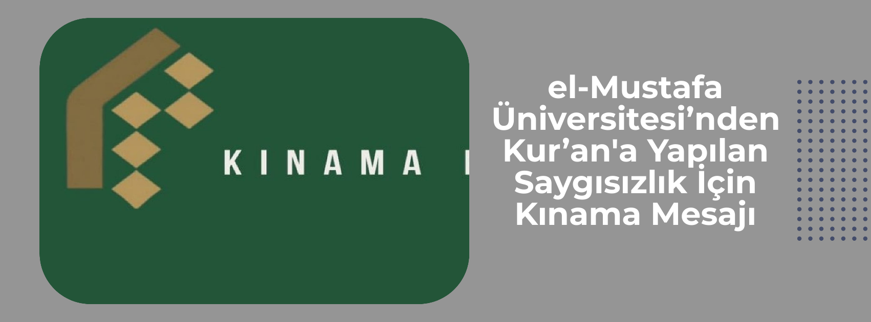 el-Mustafa Üniversitesi’nden İsveç’te Kur’an-ı Kerim’e Yapılan Saygısızlık İçin Kınama Mesajı